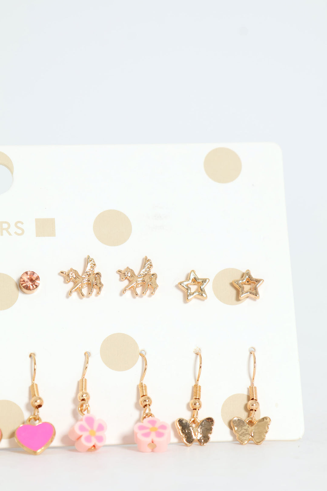 Pre-Girls 10 Pack Fish Hook Earings