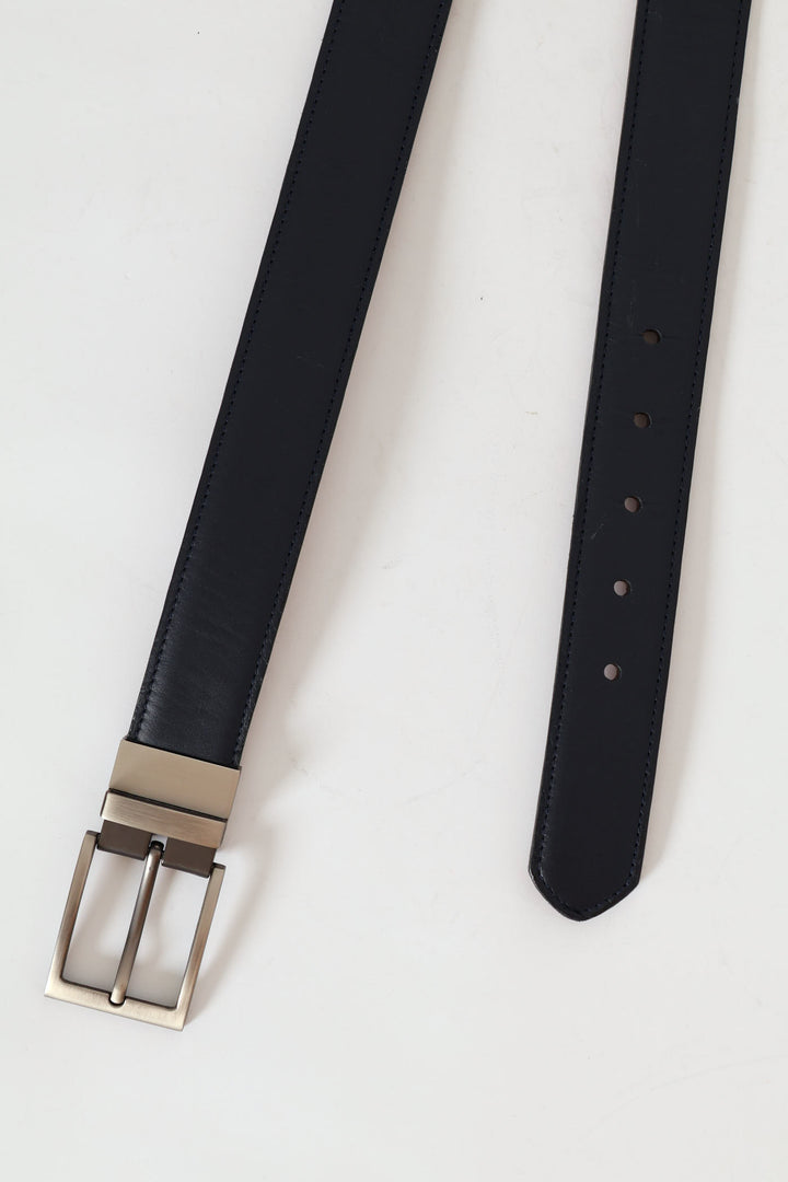 Reversible Belt - Navy/Brown