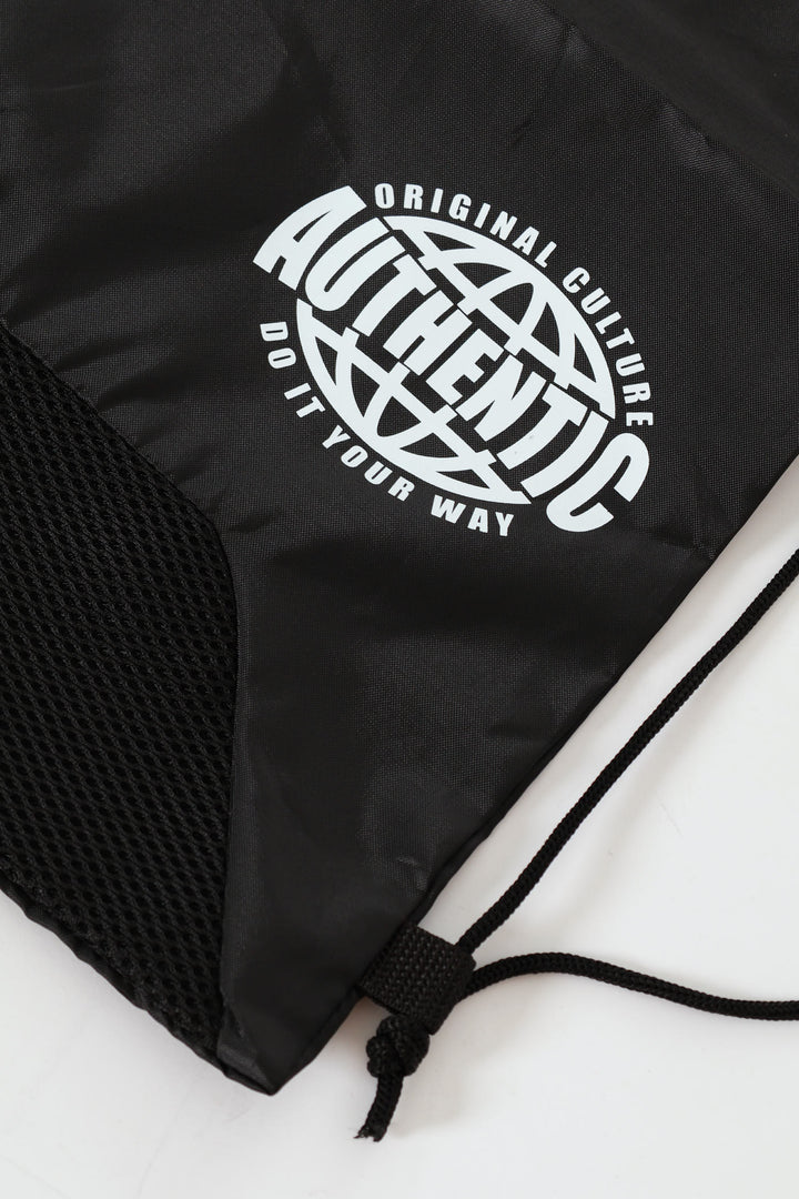 Authentic Gym Sack - Black