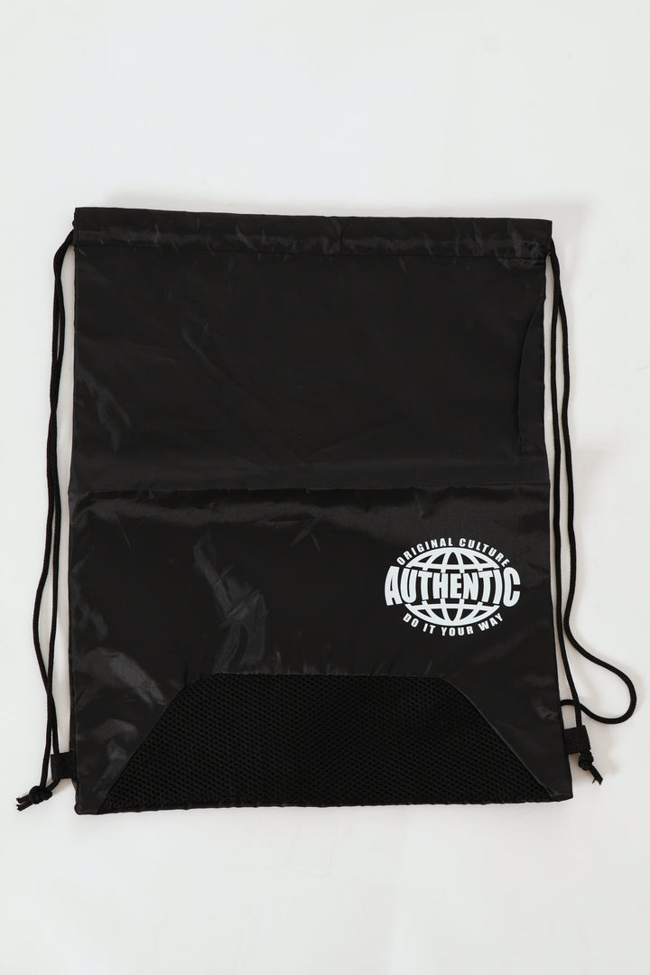 Authentic Gym Sack - Black