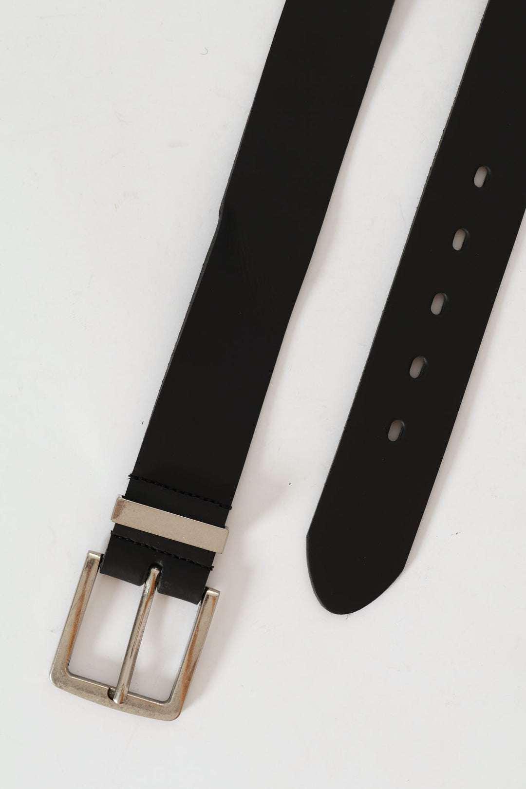 Bonded 40Mm Jean Belt - Black