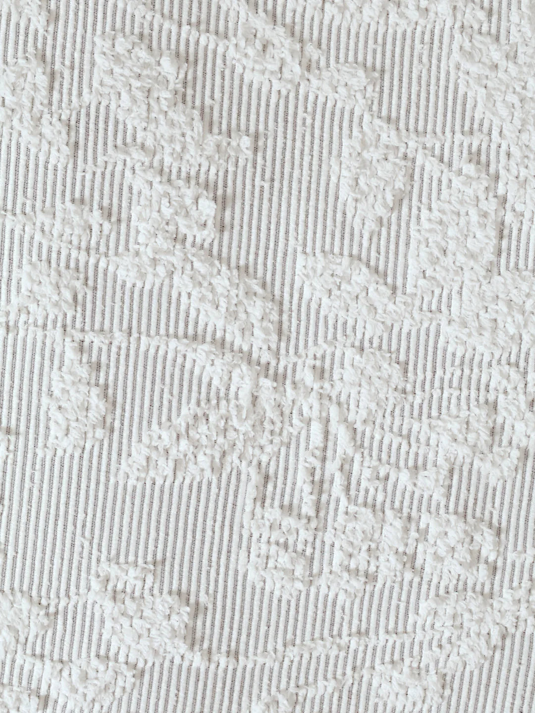 Clipped Botanical Tufted Duvet Cover - Grey