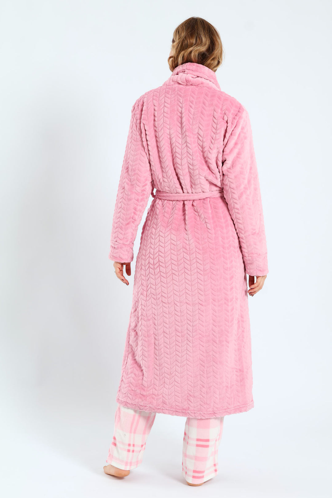 Embossed Gown - Pink