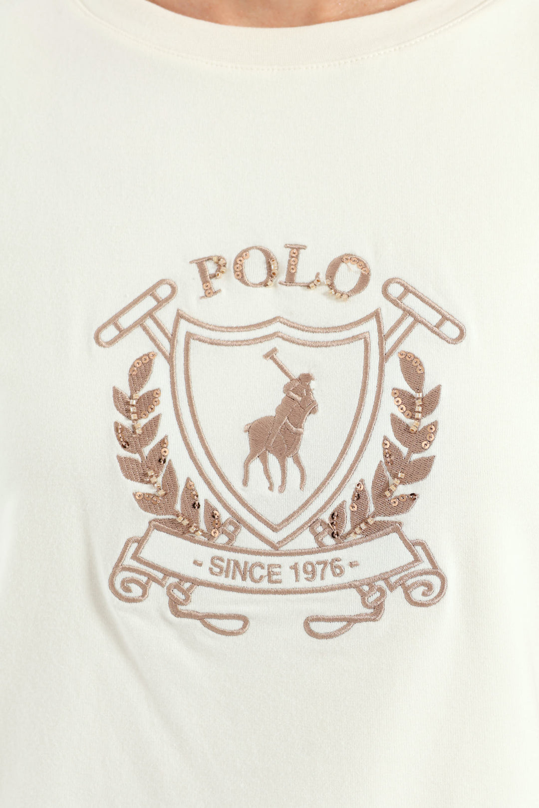 Casey Crest T-Shirt - Off White