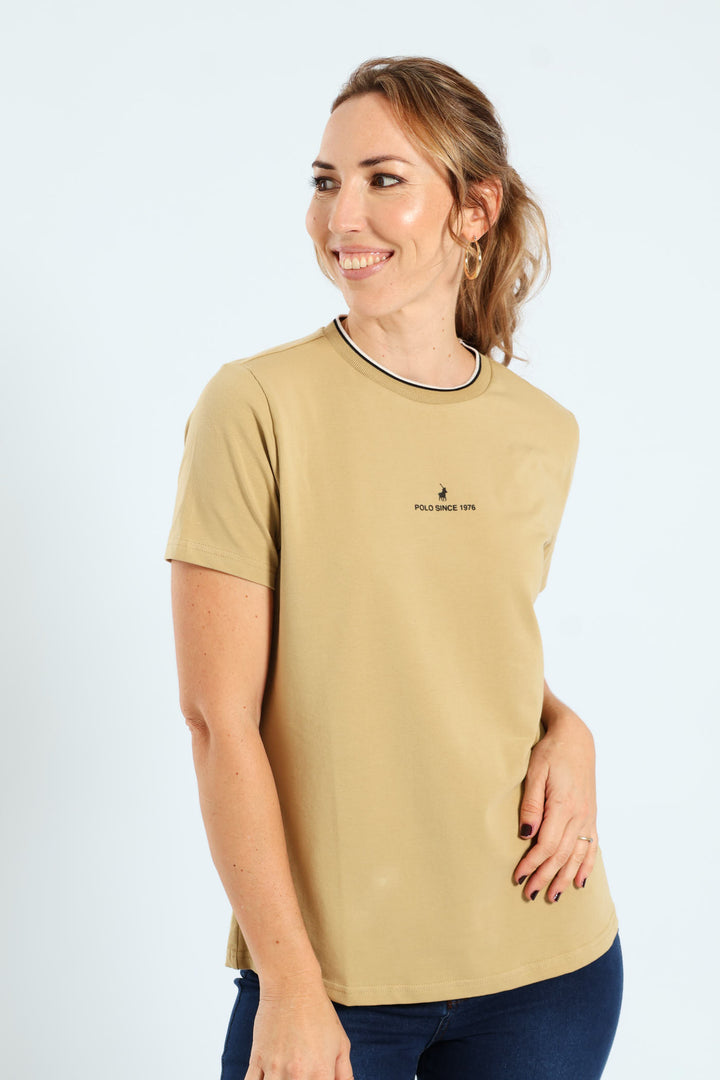 Thandiwe Logo T-Shirt - Stone