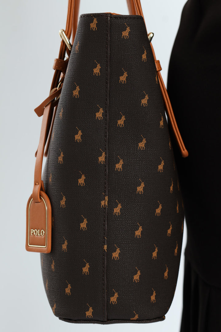 Iconic Medium Tote - Brown