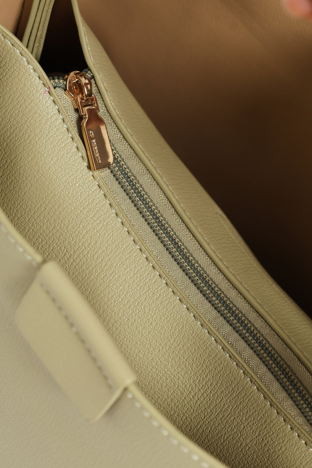 Camille Shopper Tote Bag - Green