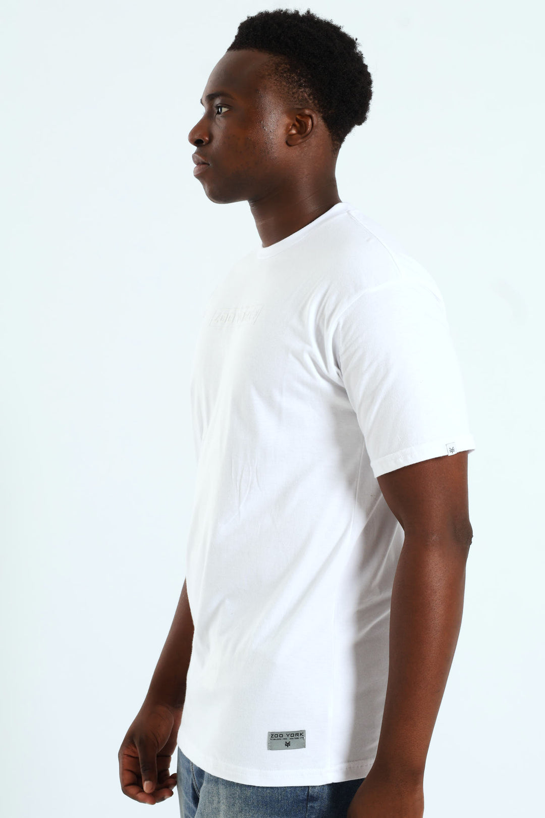 Chest Logo Tee - White
