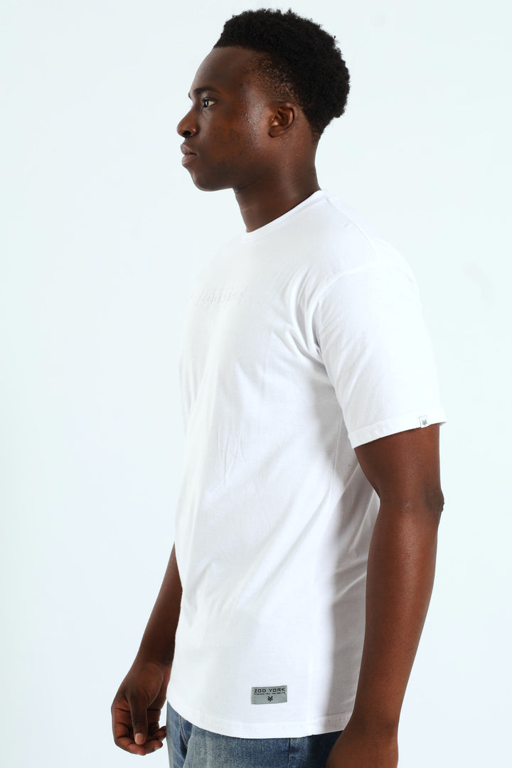 Chest Logo Tee - White