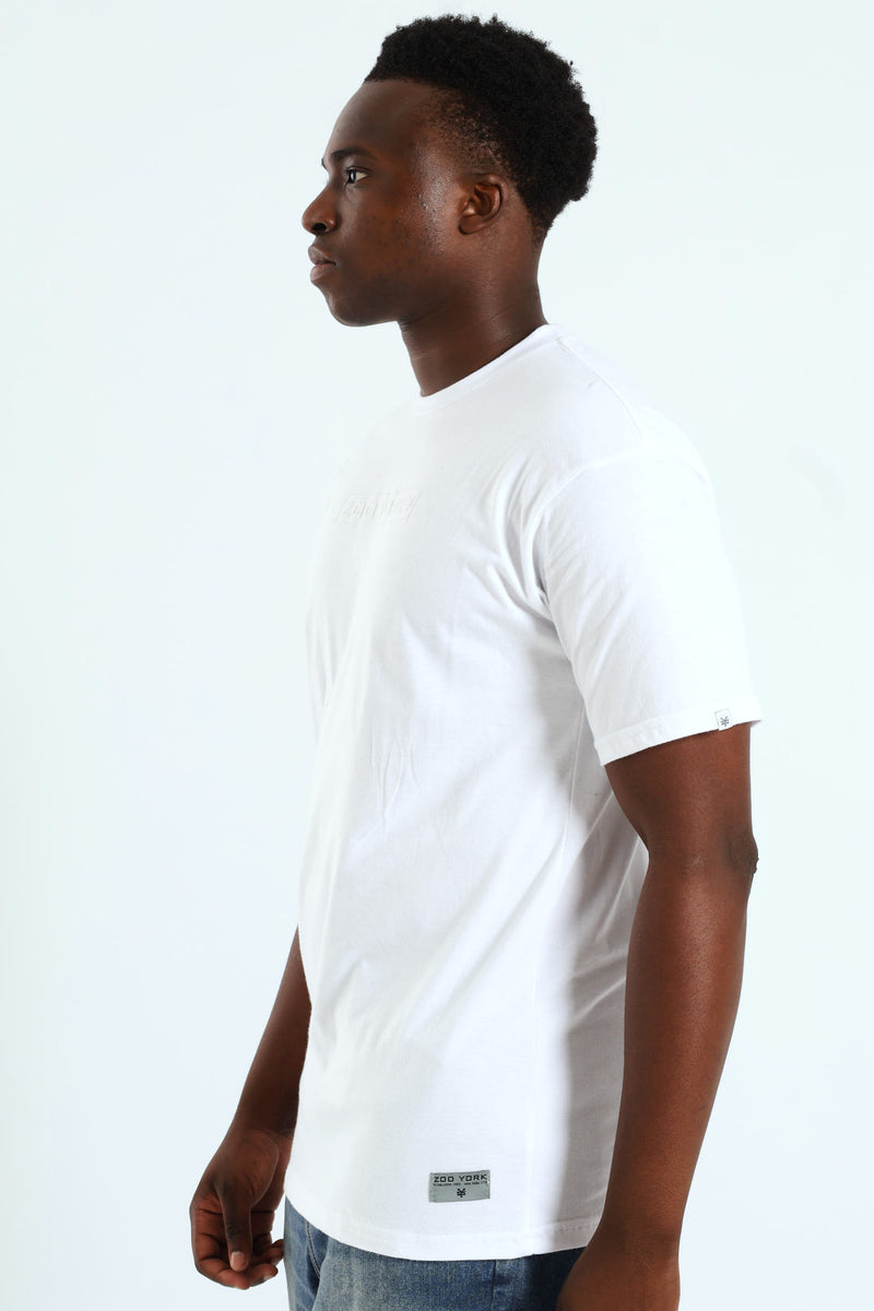 Chest Logo Tee - White