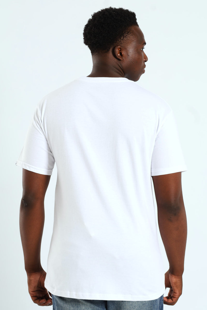 Chest Logo Tee - White