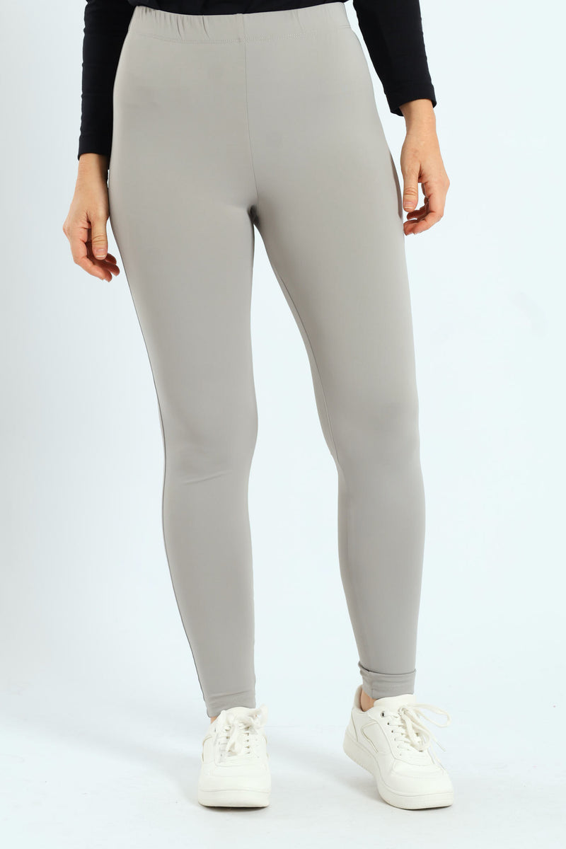 Legging With Wide Waistband - Airforce