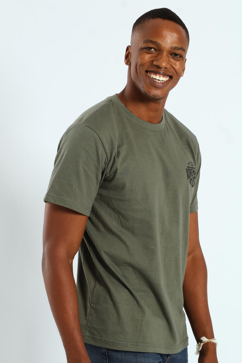 Adrenaline Rush Front & Back Tee - Fatigue