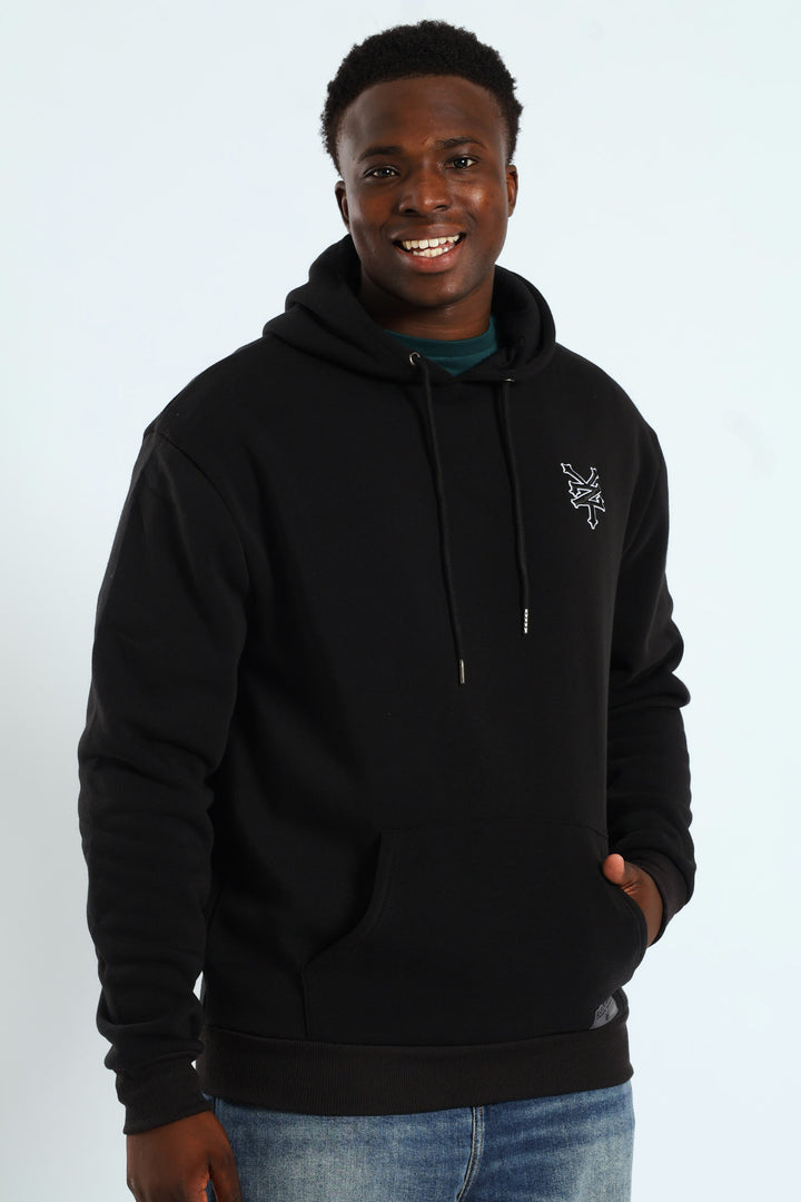Chest Logo Hoody - Black