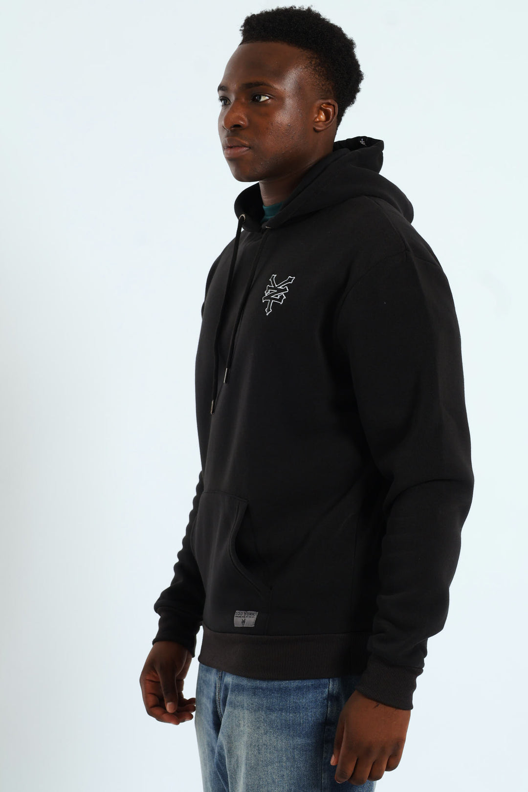 Chest Logo Hoody - Black