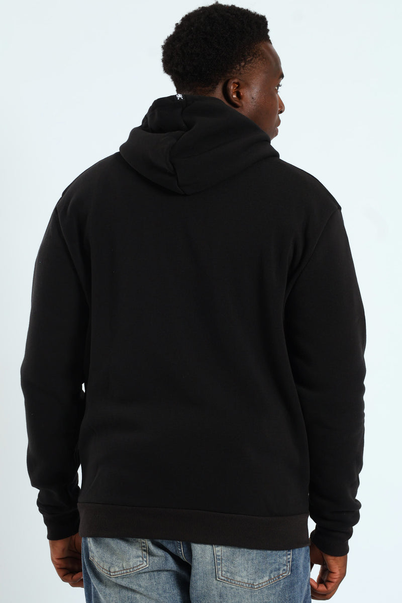 Chest Logo Hoody - Black