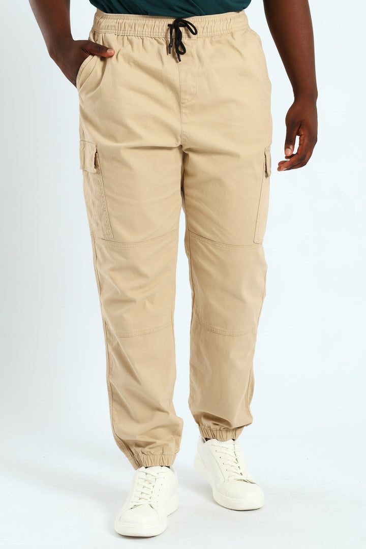 Basic Cargo Pants - Khaki