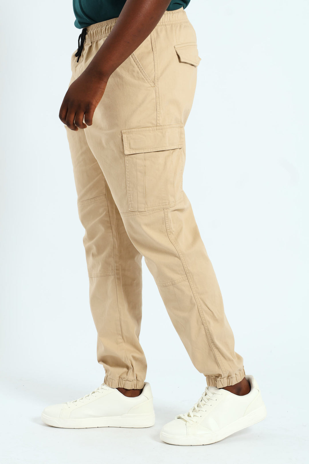 Basic Cargo Pants - Khaki