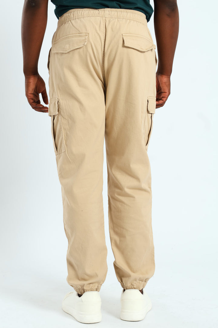 Basic Cargo Pants - Khaki