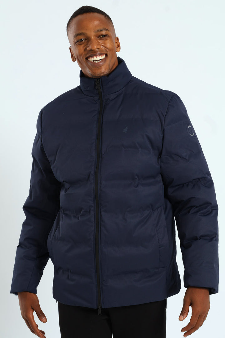 Mali Quilted Puffer - Navy