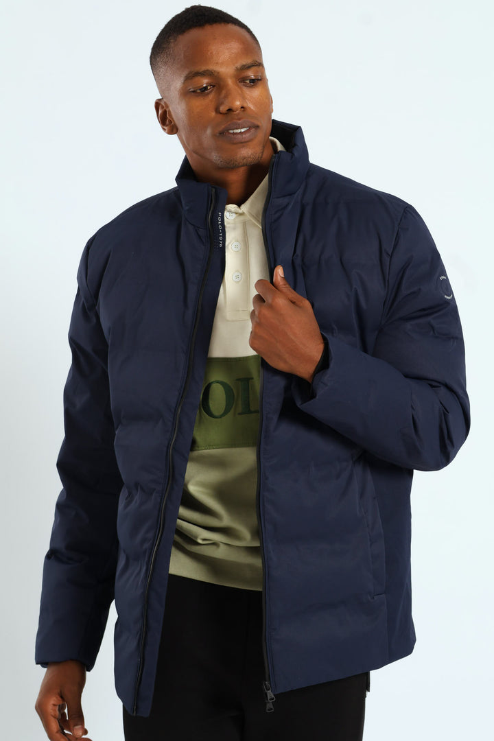 Mali Quilted Puffer - Navy