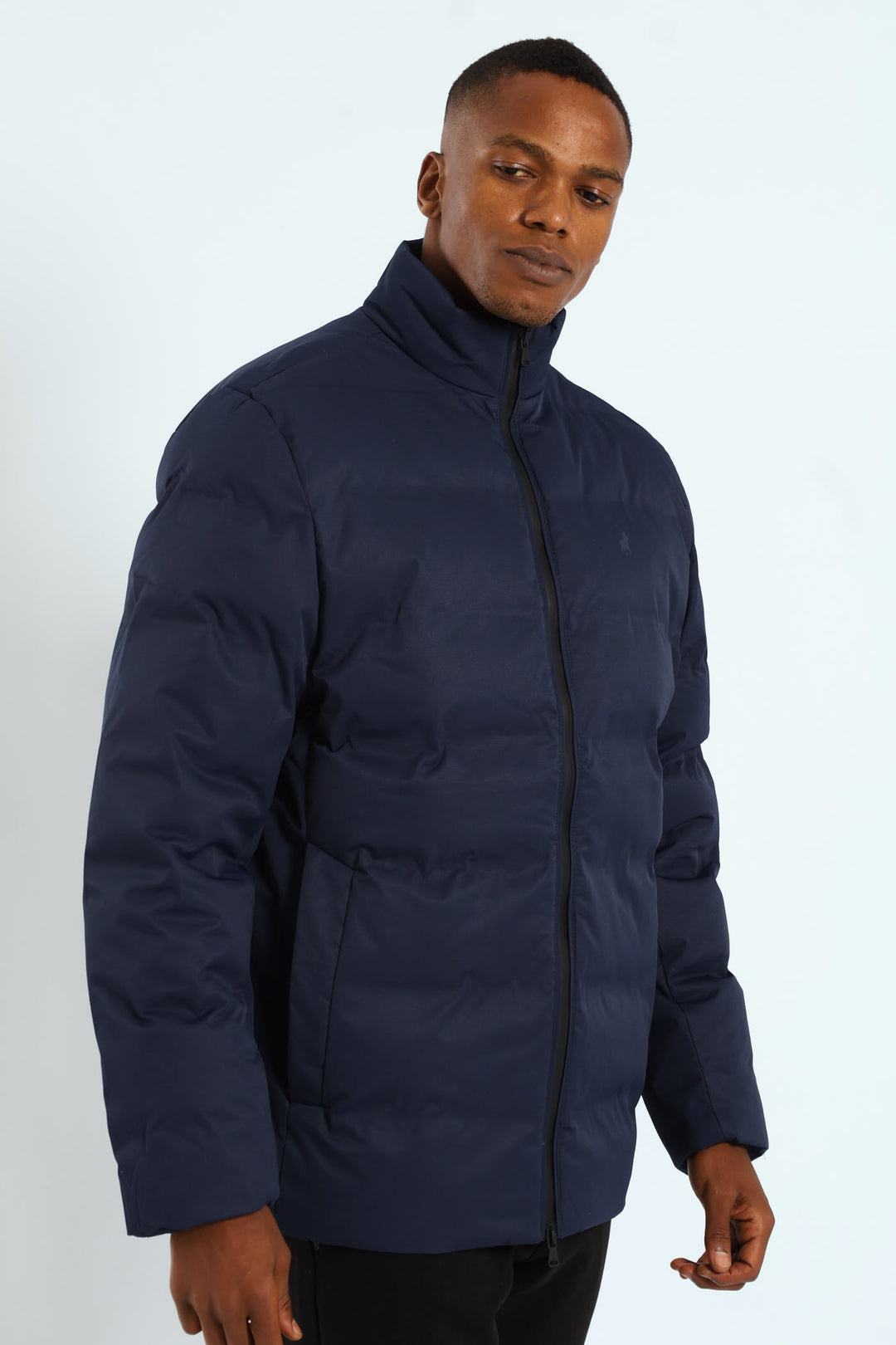 Mali Quilted Puffer - Navy
