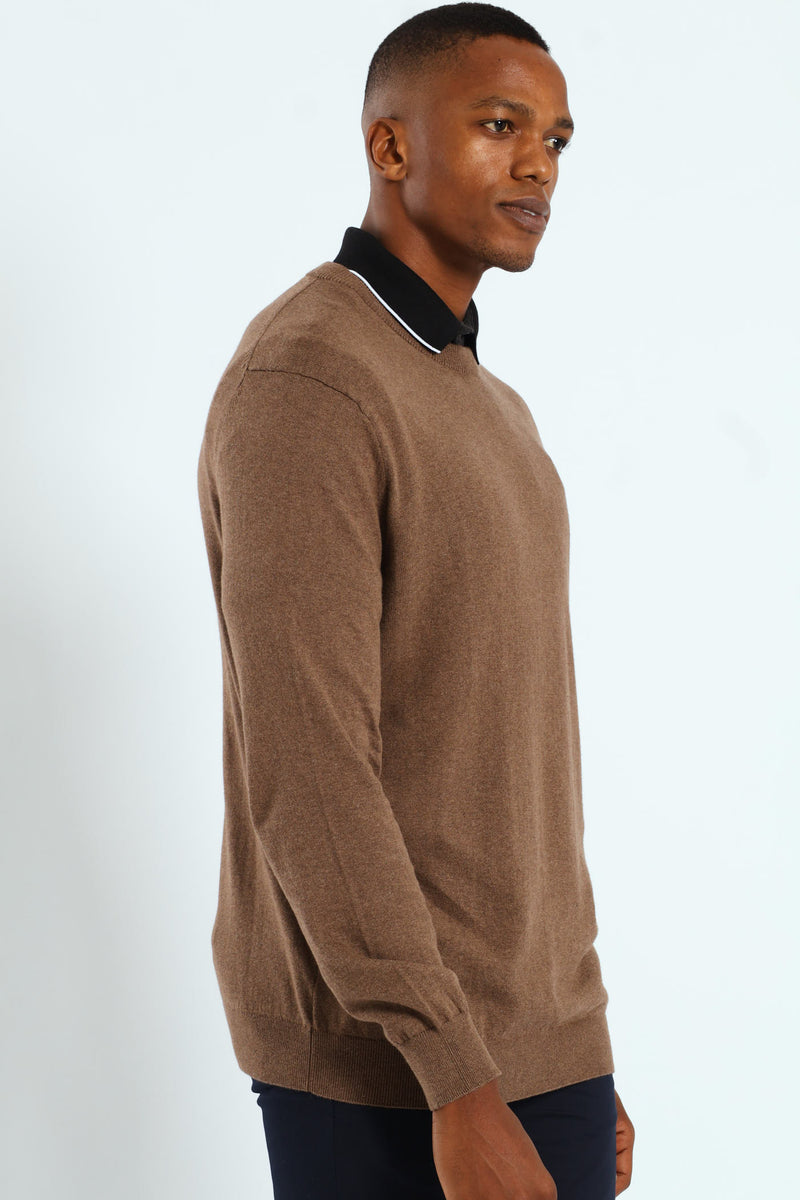 Luke Sweater - Taupe