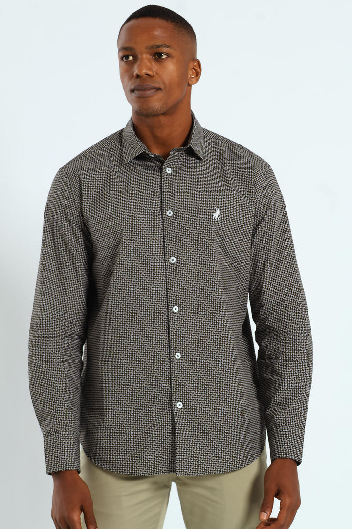 Long Sleeve Ares Shirt - Brown