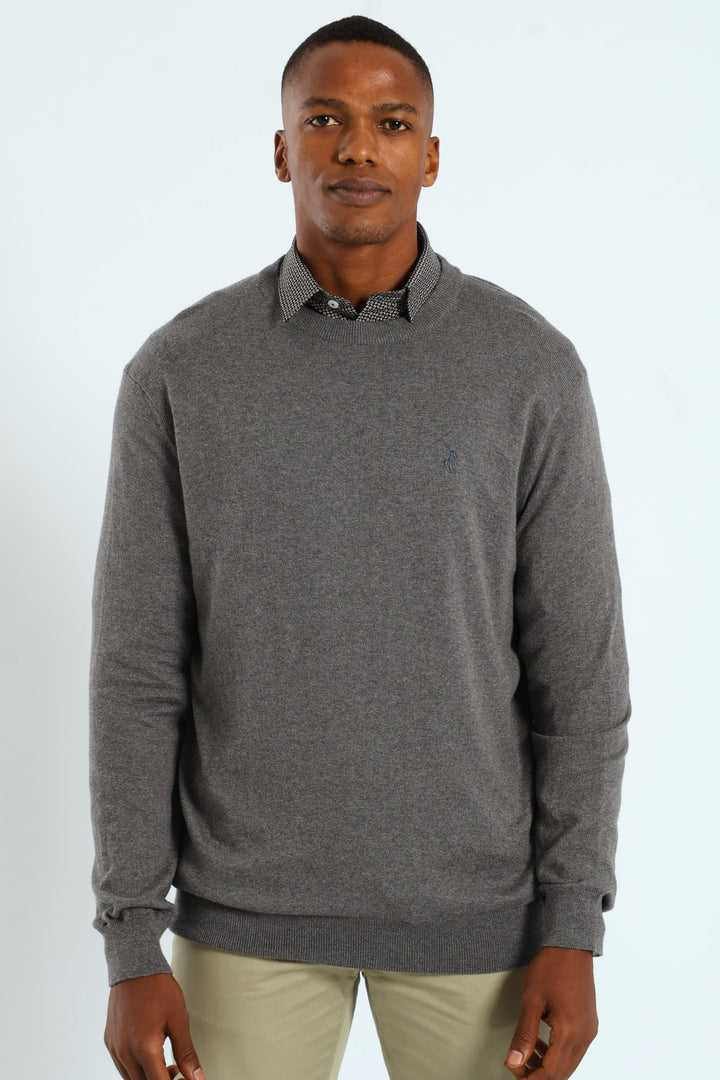 Luke Sweater - Charcoal Melange