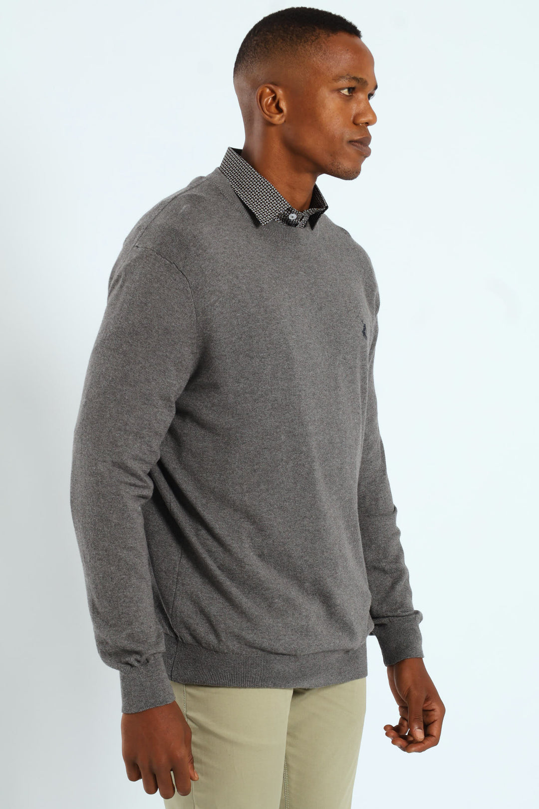 Luke Sweater - Charcoal Melange