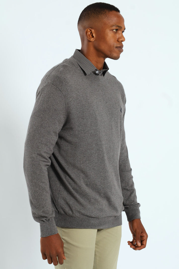 Luke Sweater - Charcoal Melange