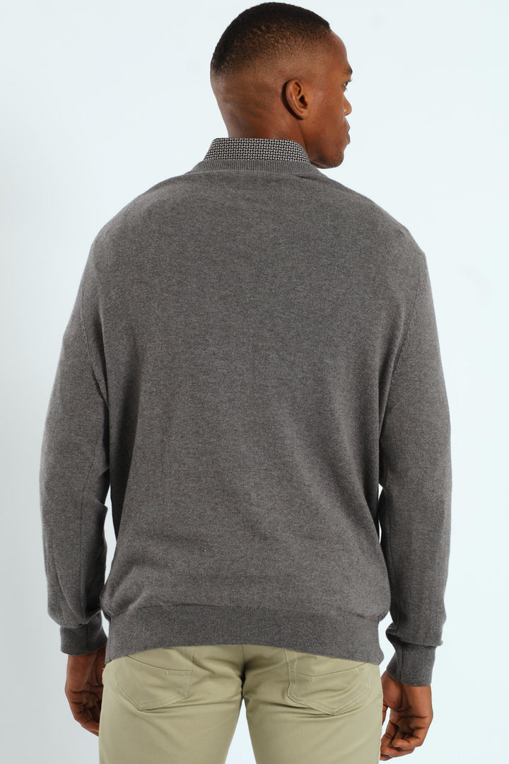 Luke Sweater - Charcoal Melange