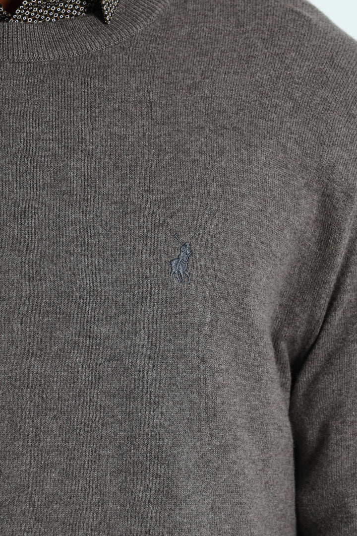 Luke Sweater - Charcoal Melange