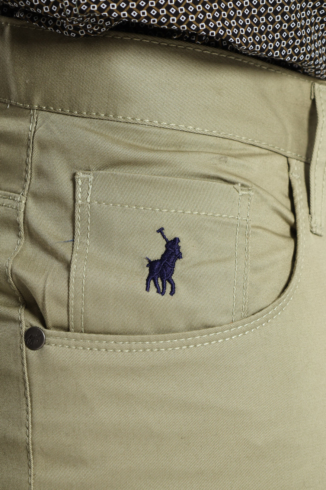 Ethan Slim Leg Trousers - Light Green