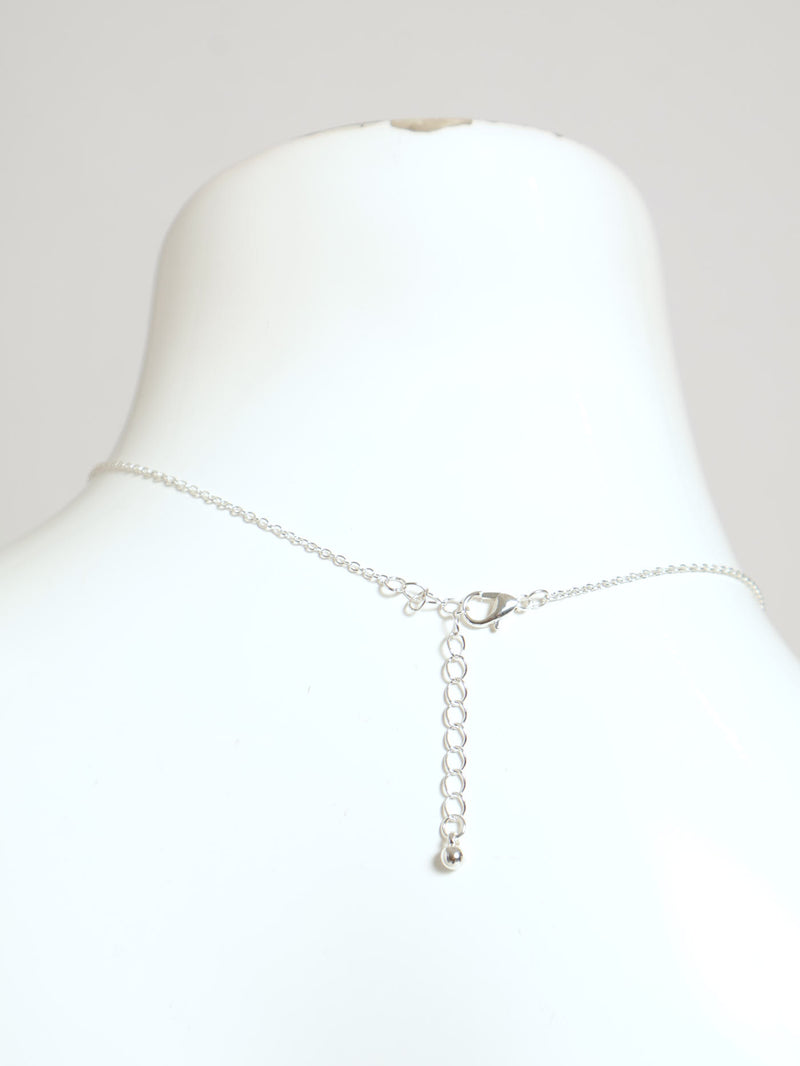Bee Pendant Necklace - Silver