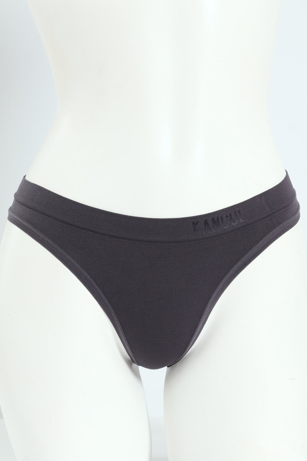 3 Pack Plain Seamless Thong - Jade/Nude/Charcoal