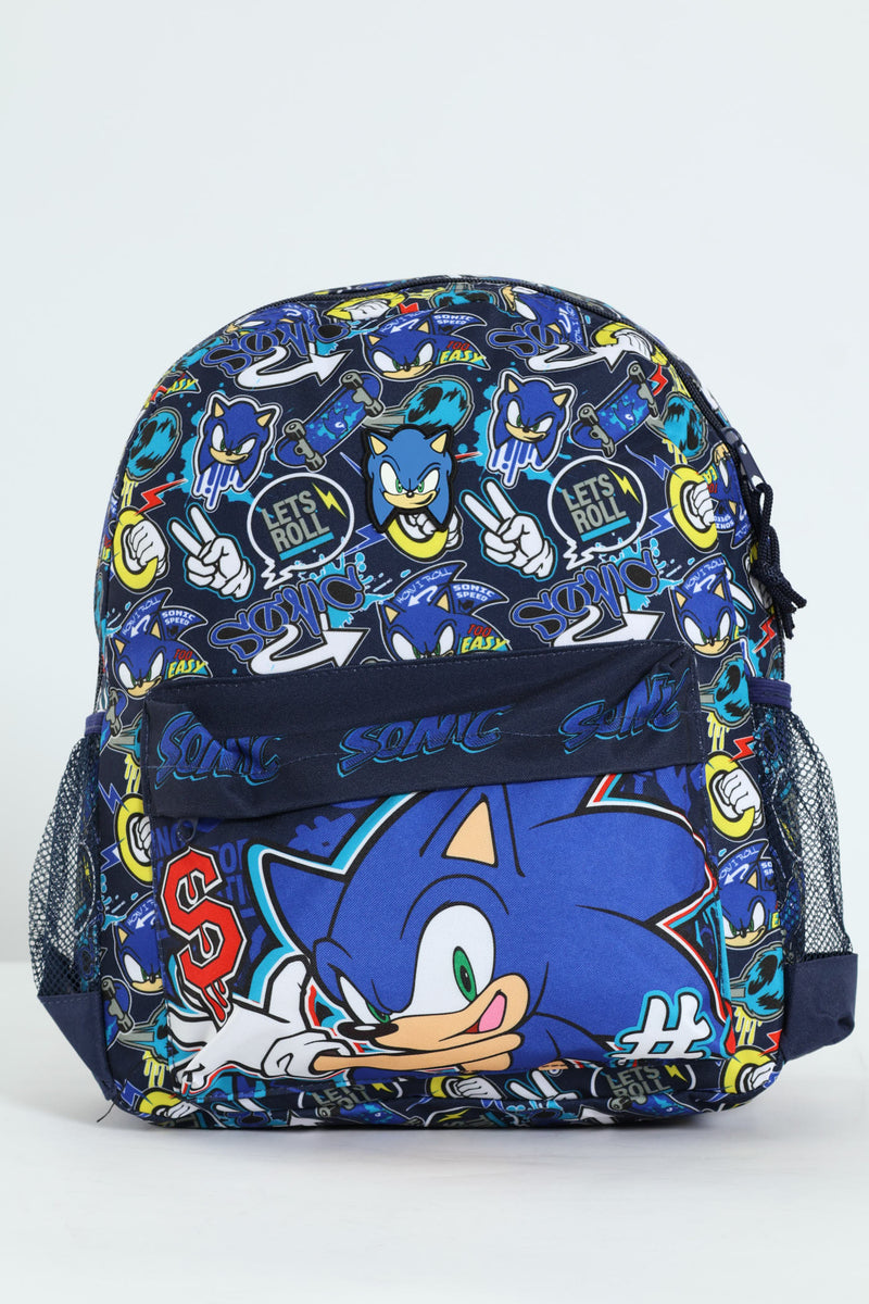 Pre-Boys Sonic Fashion Backpack - Navy