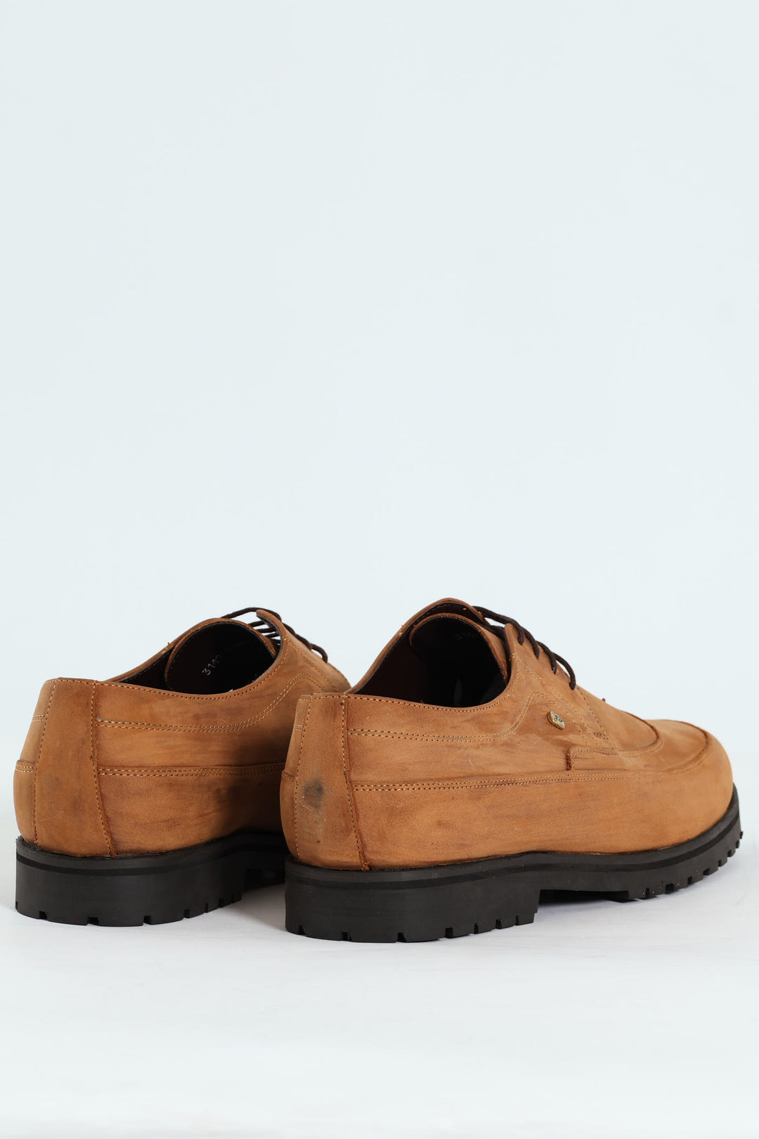 Lace Up Smart Casual Shoe - Tan