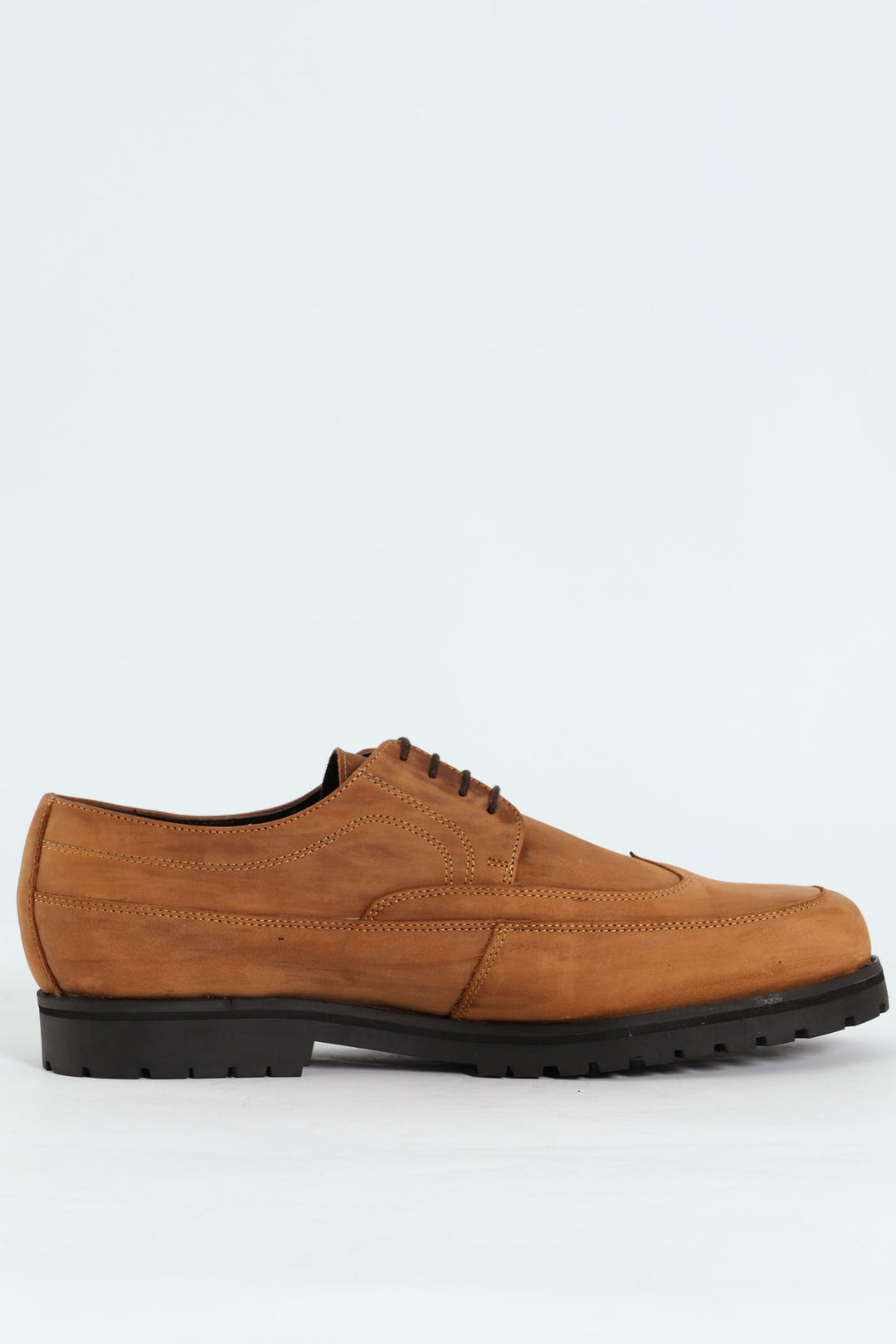 Lace Up Smart Casual Shoe - Tan