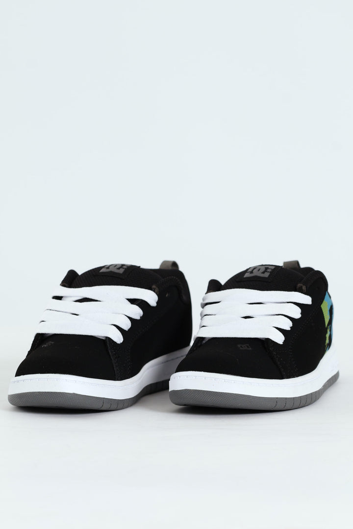 Boys Graffik Skate Court Shoe - Black