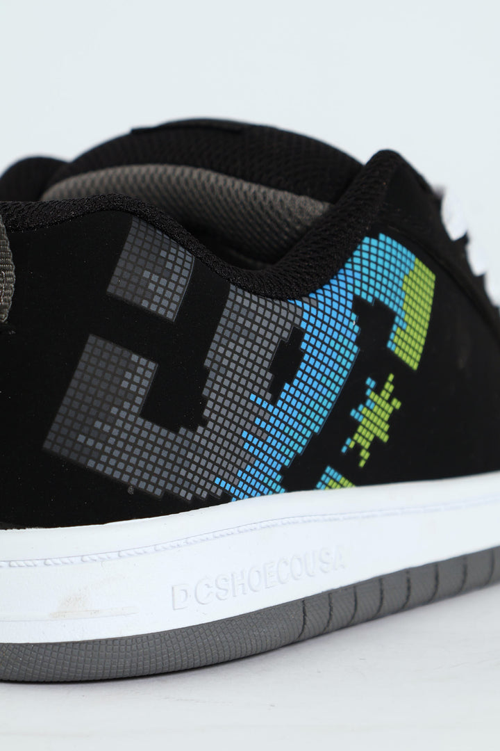 Boys Graffik Skate Court Shoe - Black