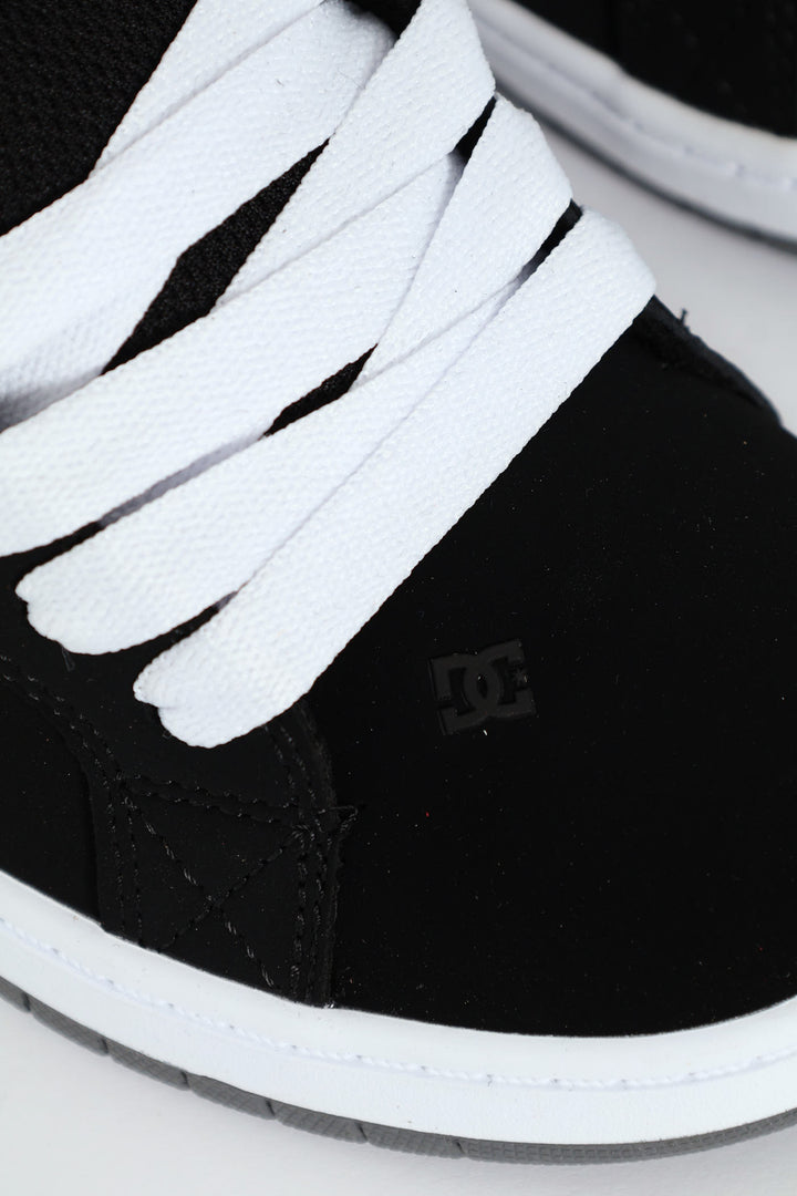 Boys Graffik Skate Court Shoe - Black