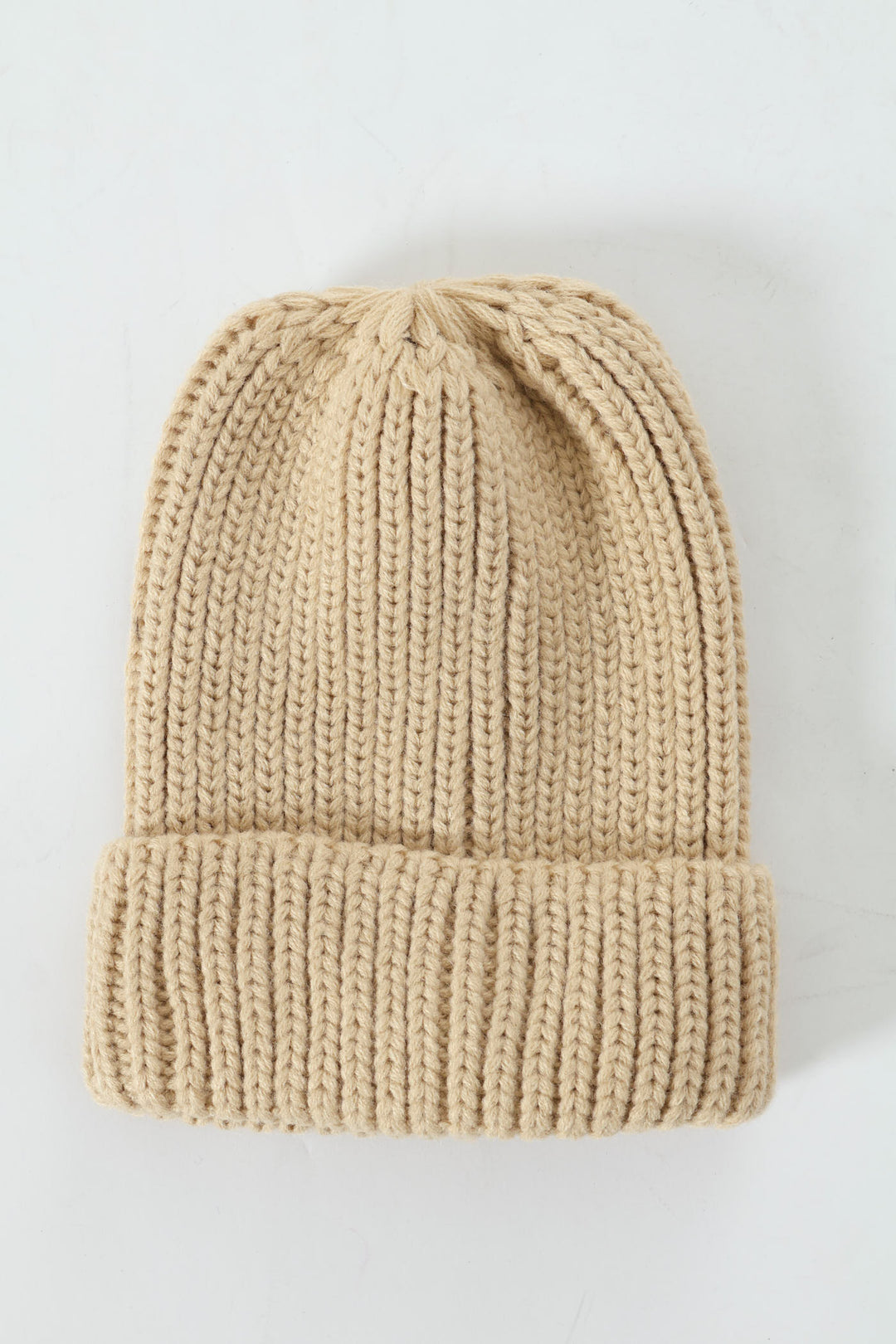 Boys Striped Beanie - Grey
