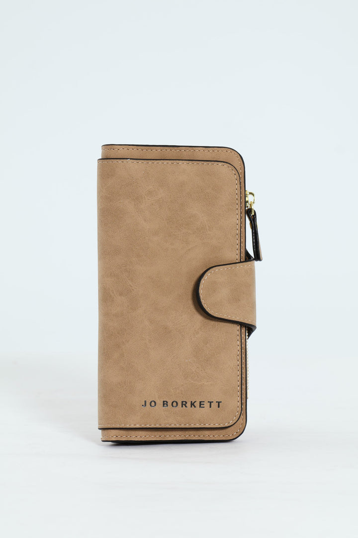 Large Bi-Fold Wallet - Tan