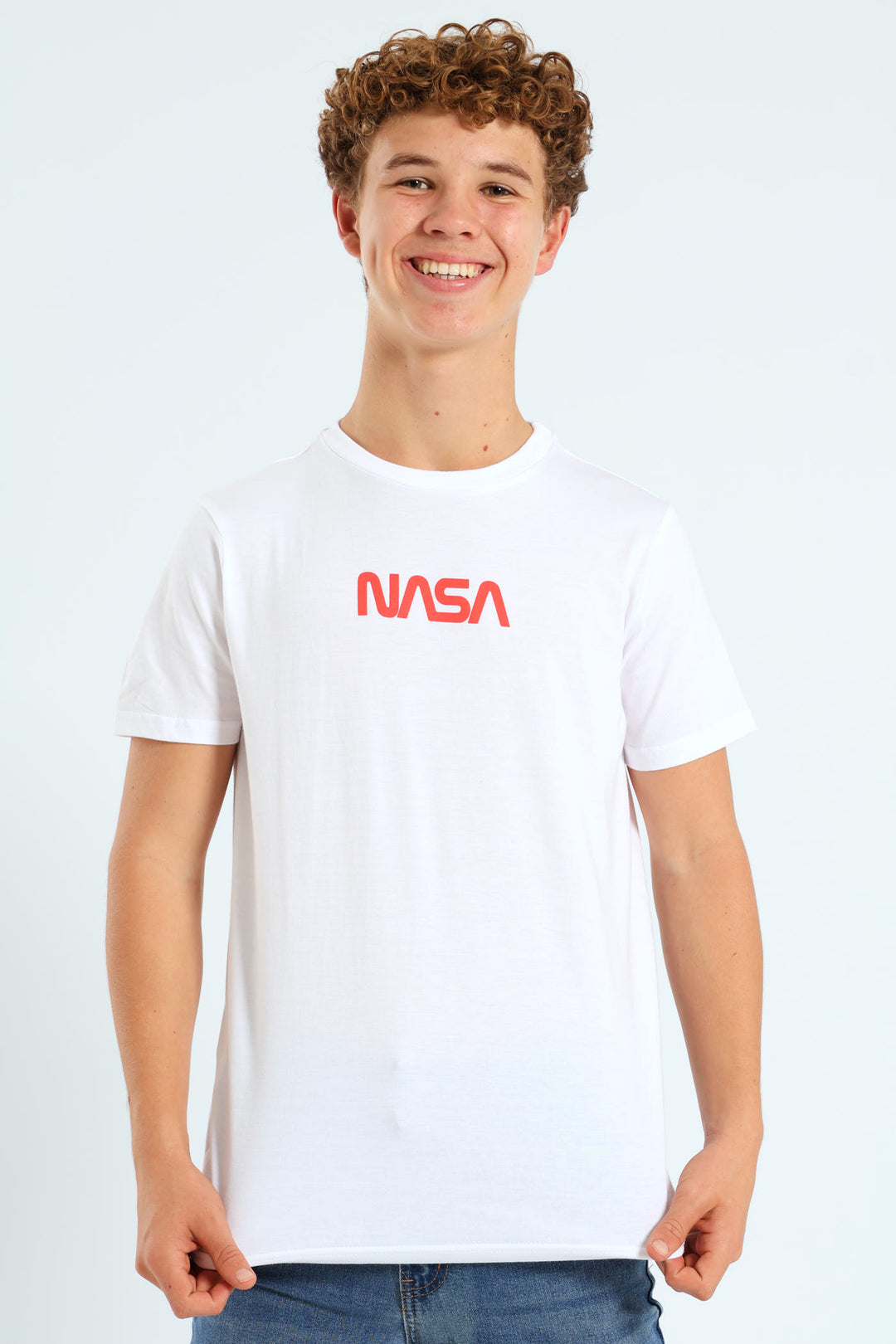 Boy's NASA Floral Astronaut in Space Graphic T-Shirt Boy's NASA Floral Astronaut in Space Graphic T-Shirt