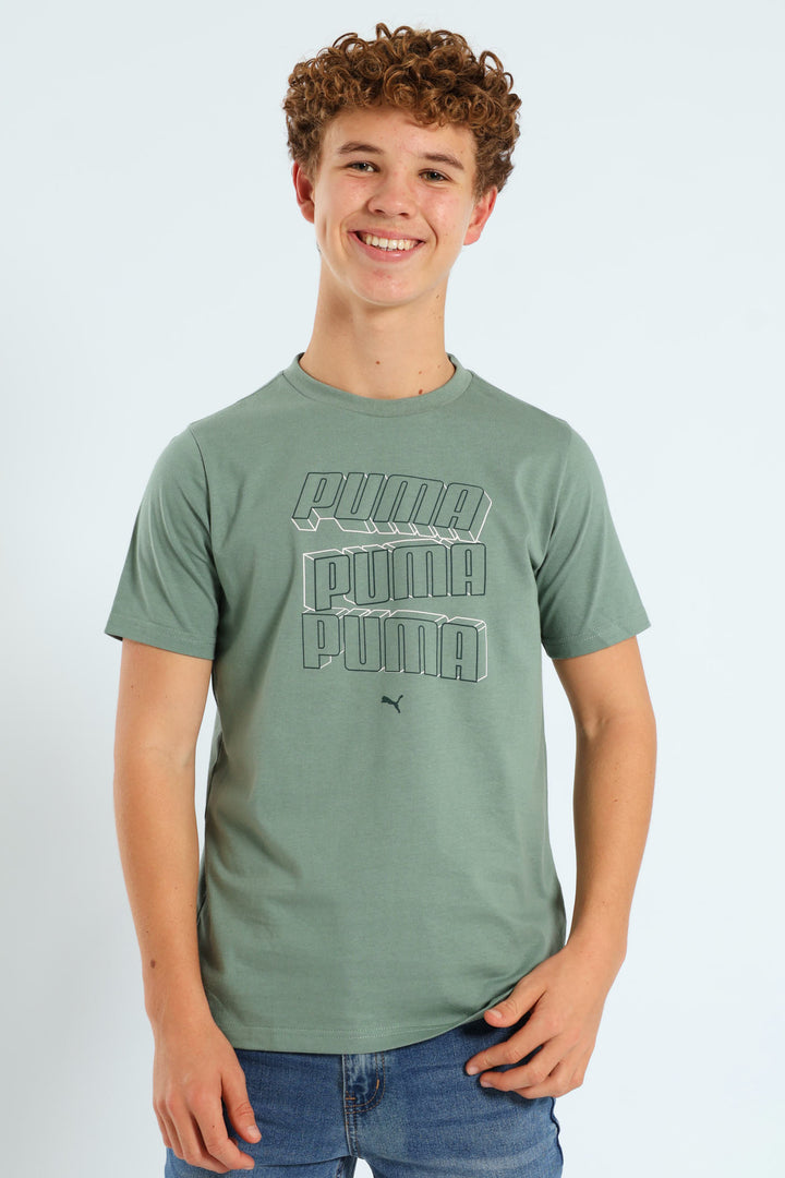Boys Logo Lab Hog Tee - Sage