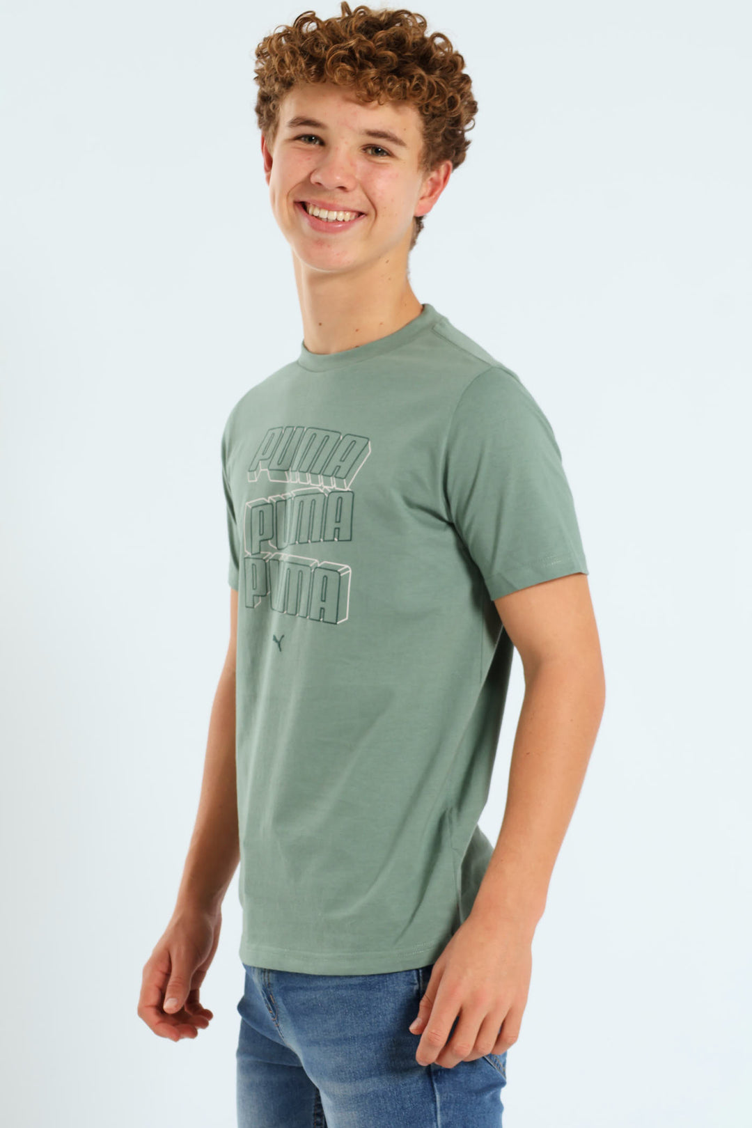 Boys Logo Lab Hog Tee - Sage
