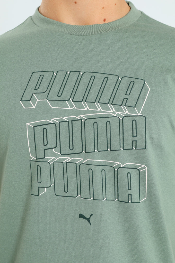 Boys Logo Lab Hog Tee - Sage