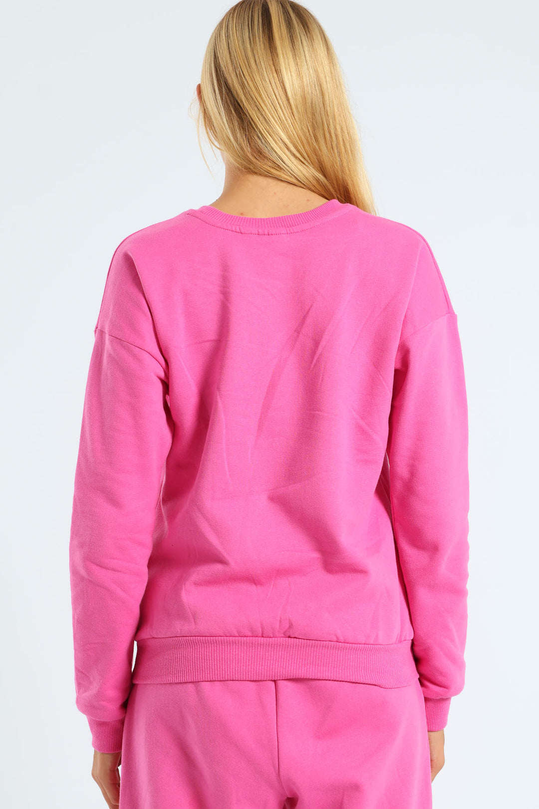 Girls Goals Fleece Top - Cerise