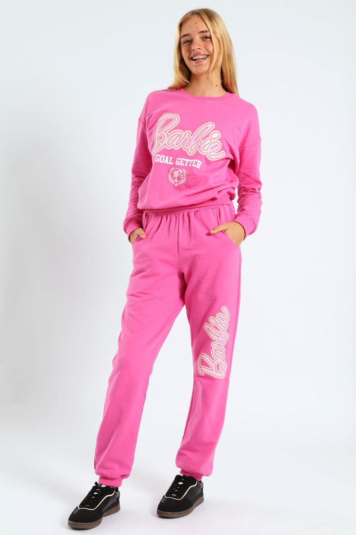 Girls Goals Fleece Jogger - Cerise